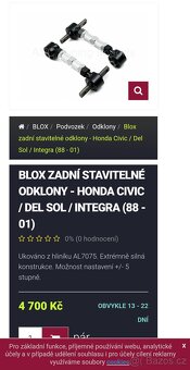 Zadní nastavitelné odklony Blox - 2