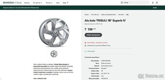 Alu kolo Škoda TRISULI R18 - 2