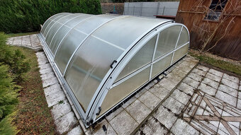 Zastřešení / kryt bazénu 6,40 x 3,03 x 1,10 m - 2