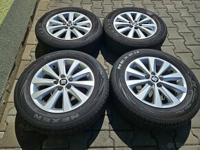 5x100 15 5,5J ET40 orig.Seat alu kola vč let. pneu 185 65 15 - 2