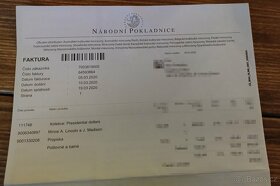 Kolekce mincí prezidentských dolarů - 2