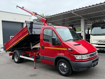 IVECO DAILY TŘÍSTRANNÝ SKLÁPĚČ + HYDRAULICKÁ RUKA do 3,5 - 2