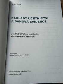 Účetnictví a daňová evidence - 2