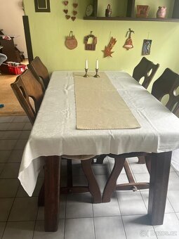 Jídelní stůl se 4 židlemi - 2