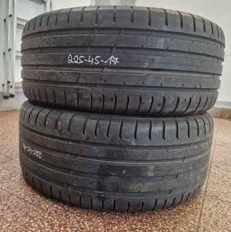 2x letni pneu 225/45/17....91Y....NOKIAN - 2