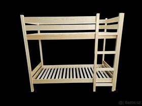 Prodám nové Exkluzivní patrové postel 90x200x180cm s roštem - 2