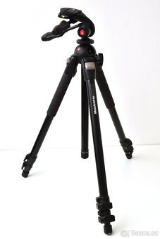 manfrotto 055PROB + třícestná hlava Manfrotto - 2