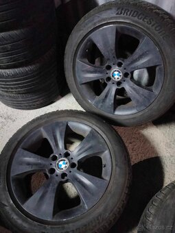 4ks alu disky orig. BMW 5x120 R19 pneu 225/50 r19 - 2