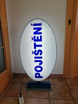 světelná reklama, poutač výstrčný 107 x 56 cm - 2