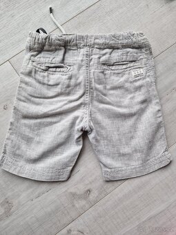 Lněné kraťasy/šortky, H&M, vel.110 - 2