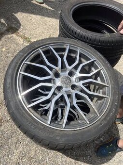 Orig. disky Fiat 500 + zimní pneumatiky Landsail 185/55 R15 - 2