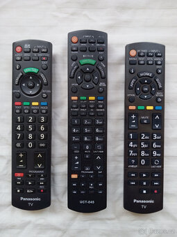 Dálkové ovládání Samsung a Panasonic. - 2