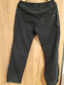 Dámské plátěné kalhoty černé - 2