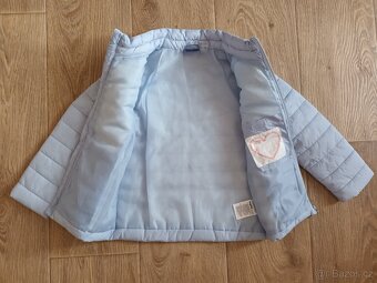 Dětská světle modrá podzimní/jarní bunda, 4-5 let - 2
