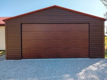 Plechová garáž 5,8x6m - 2