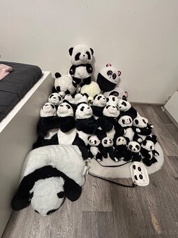 Velký set plyšových pand + doplňky - 2