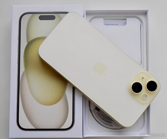 iPhone 15 Yellow BATERIE 100% TOP - 2