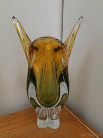 Luxusní váza z hutního skla - J. Hospodka, Chřibská - 2