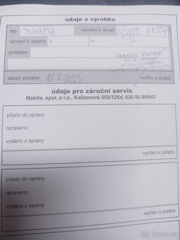 Makita DUH523Z Aku plotostřih 520mm Li-ion 18V, - 2