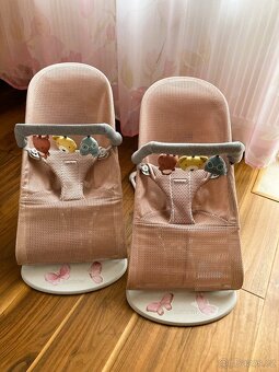 Houpátko Babybjörn Dusty Pink Mesh - 2