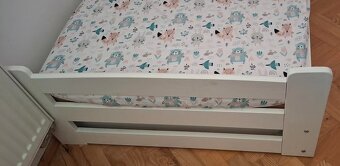 Krásná POSTEL s úložným prostorem, roštem a matrací 90 x 200 - 2