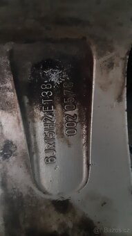 Alu kola Škoda 15 5x100 - 2