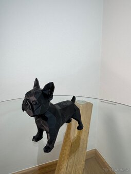Soška pejska – 3D tištěný buldoček (na přání i jiná plemena - 2
