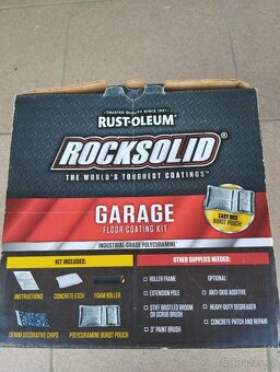 Nátěr podlahy garáže Rust Oleum - 2