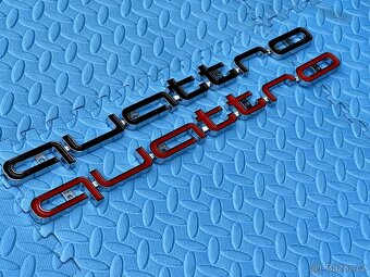 Logo do masky na vozy Audi znak Quattro - 2
