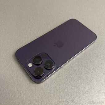 iPhone 14 Pro 512GB deep purple, bez škrábance, rok záruka - 2