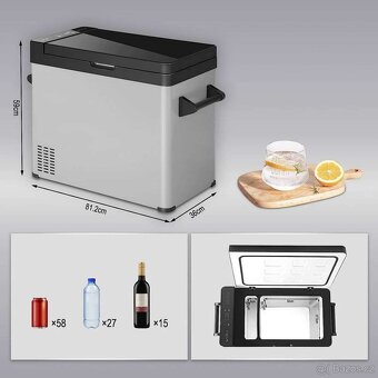 WOLTU Chladicí box s mrazákem 60 l do auta - 2