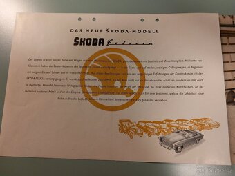 Škoda Felicia - dobový prospekt v němčině - 2