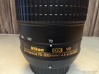 NIKON 70-300 mm f/4,5-6,3 G AF-P DX ED VR objektiv - 2