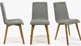 Židle do kuchyně AROSA-LARA (4šedá;2tyrkysová) - 2