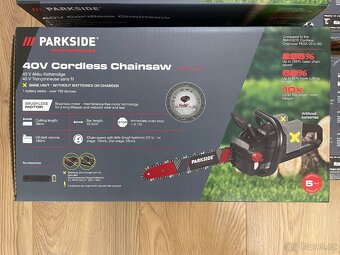 Parkside Performance Aku řetězová pila PPKSA 40-Li B2 - Nova - 2
