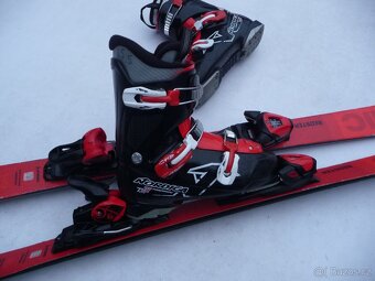 356. Lyže ATOMIC - 140 cm + boty NORDICA 39,5eu - se - 2