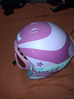 Dětská lyžařské helma marker + brýle - 2