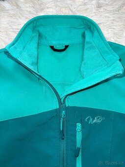 Krásná tyrkysová softshell mikina Willard vel. S - 2