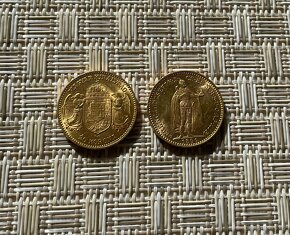 Zlaté mince 20 koruny FJ 1902 1899 - 2