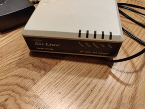 OvisLink AirLive VoIP-111A SIP ATA adapter, 1x FXO, 1X FXS, - 2