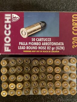 Náboje Fiocchi 320 corto (short) - 2