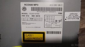 Autorádio Volkswagen RCD 500 MP3 - 2