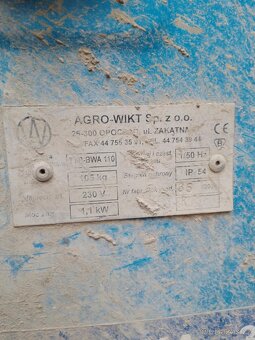 Míchačka AGRO WIKT BWA 110 - 2