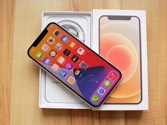 APPLE iPhone 12 128GB White - ZÁRUKA - TOP STAV - 2