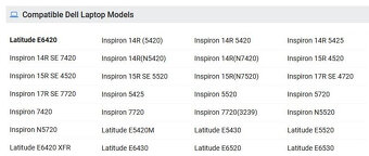 baterie T54FJ pro notebooky Dell E6430,E6520 (2.5hod) - 2