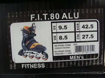 Kolečkové in-line brusle K2 F.I.T. 80 ALU  Nové - 2
