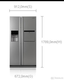 Americká lednice samsung rsh1kbrs - 2