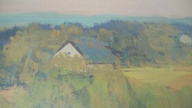 František Sadovský - Krajina, Vysočina, obraz, malba - SLEVA - 2