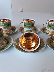 Starožitná kávová souprava "H&C" - 2