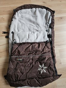 Zimní velký rostoucí pytel, dětský fusak do kočárku Emitex - 2